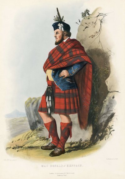 Mac Donald of Keppagh, uit The Clans of the Scottish Highlands, uitgegeven 1845 door Robert Ronald McIan